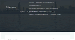 Desktop Screenshot of citymission.fi