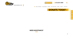 Desktop Screenshot of citymission.org.au